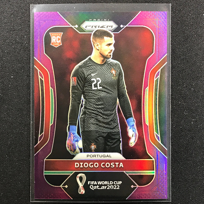 2022 Prizm FIFA World Cup Qatar DIOGO COSTA Rookie Purple 195/199 #176