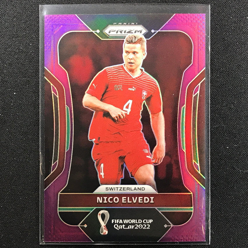 2022 Prizm FIFA World Cup Qatar NICO ELVEDI Purple 90/199 #267