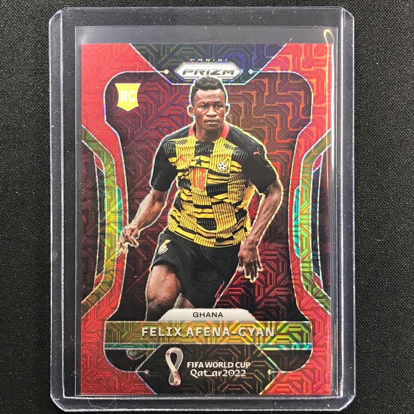 2022 Prizm Fifa World Cup Qatar Felix Afena-gyan Rookie Red Mojo 13/99