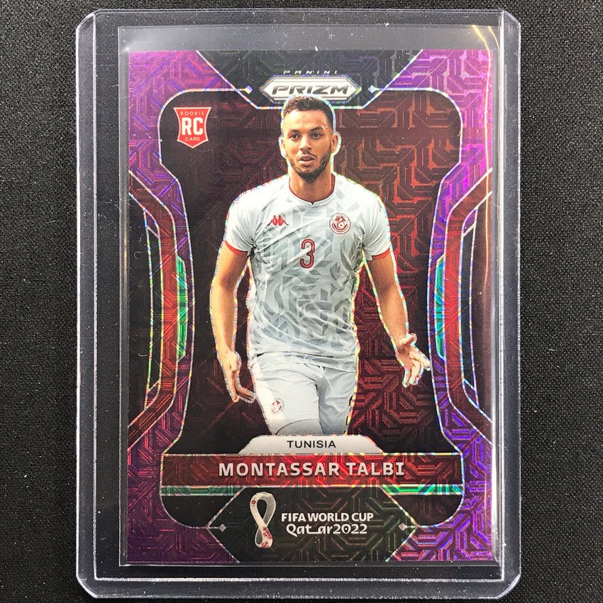 2022 Prizm Fifa World Cup Qatar Montassar Talbi Rookie Purple Mojo 42/49
