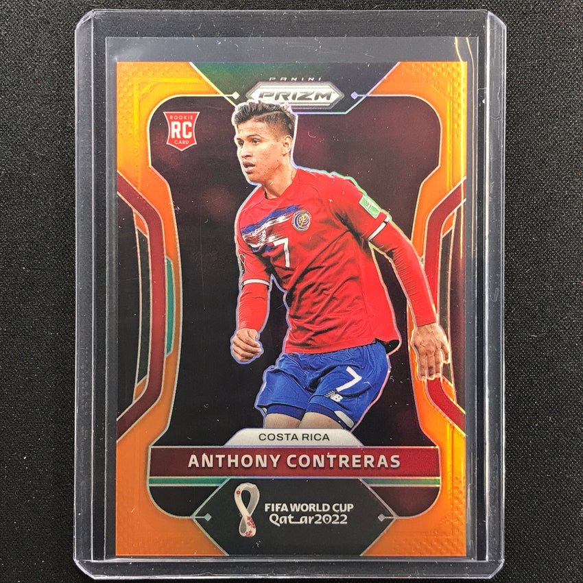 2022 Prizm Fifa World Cup Qatar Anthony Contreras Rookie Orange 16/25