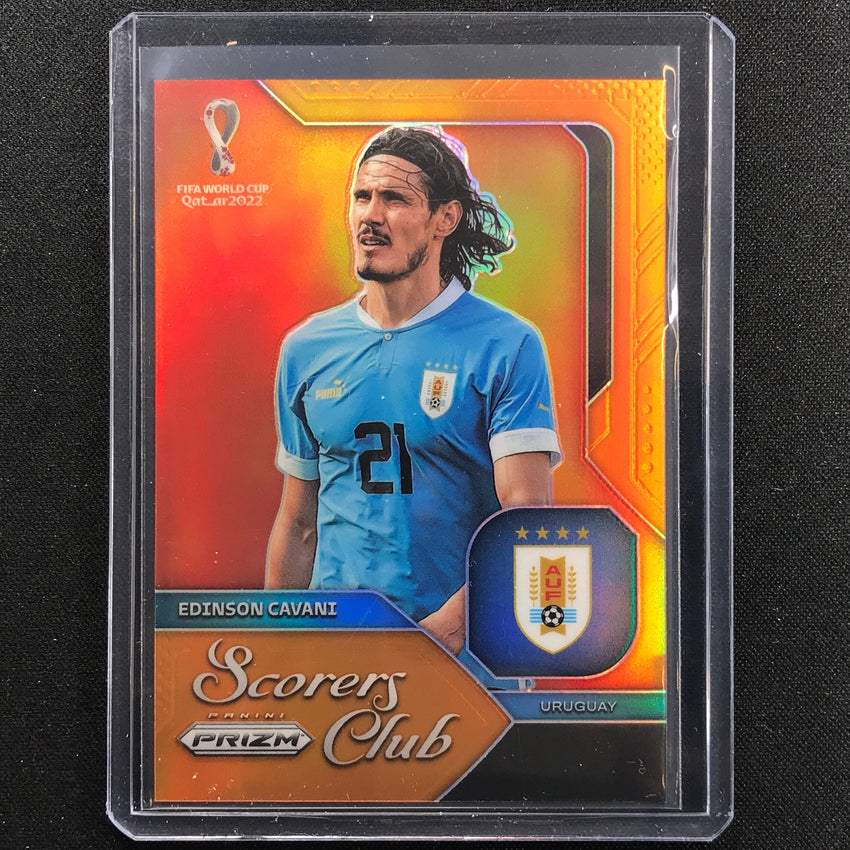 2022 Prizm Fifa World Cup Qatar Edinson Cavani Scorers Club Orange 12/25