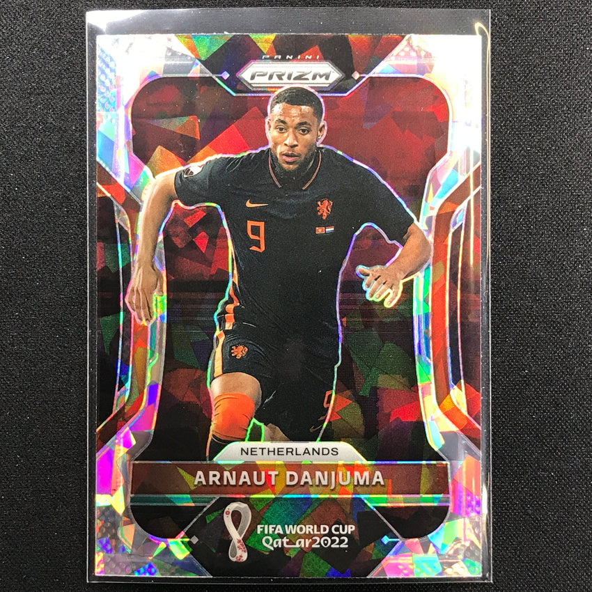 2022 Prizm FIFA World Cup Qatar ARNAUT DANJUMA Cracked Ice #152