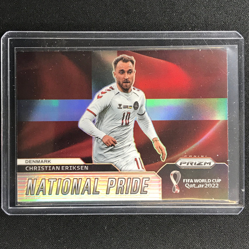2022 Prizm FIFA World Cup Qatar CHRISTIAN ERIKSEN National Pride SSP #7