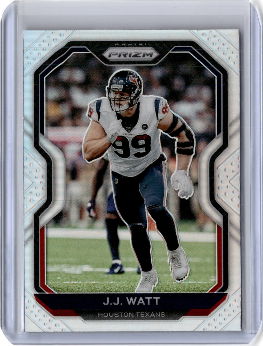 2020 Prizm Football J.J. WATT Silver Prizm #80-Cherry Collectables