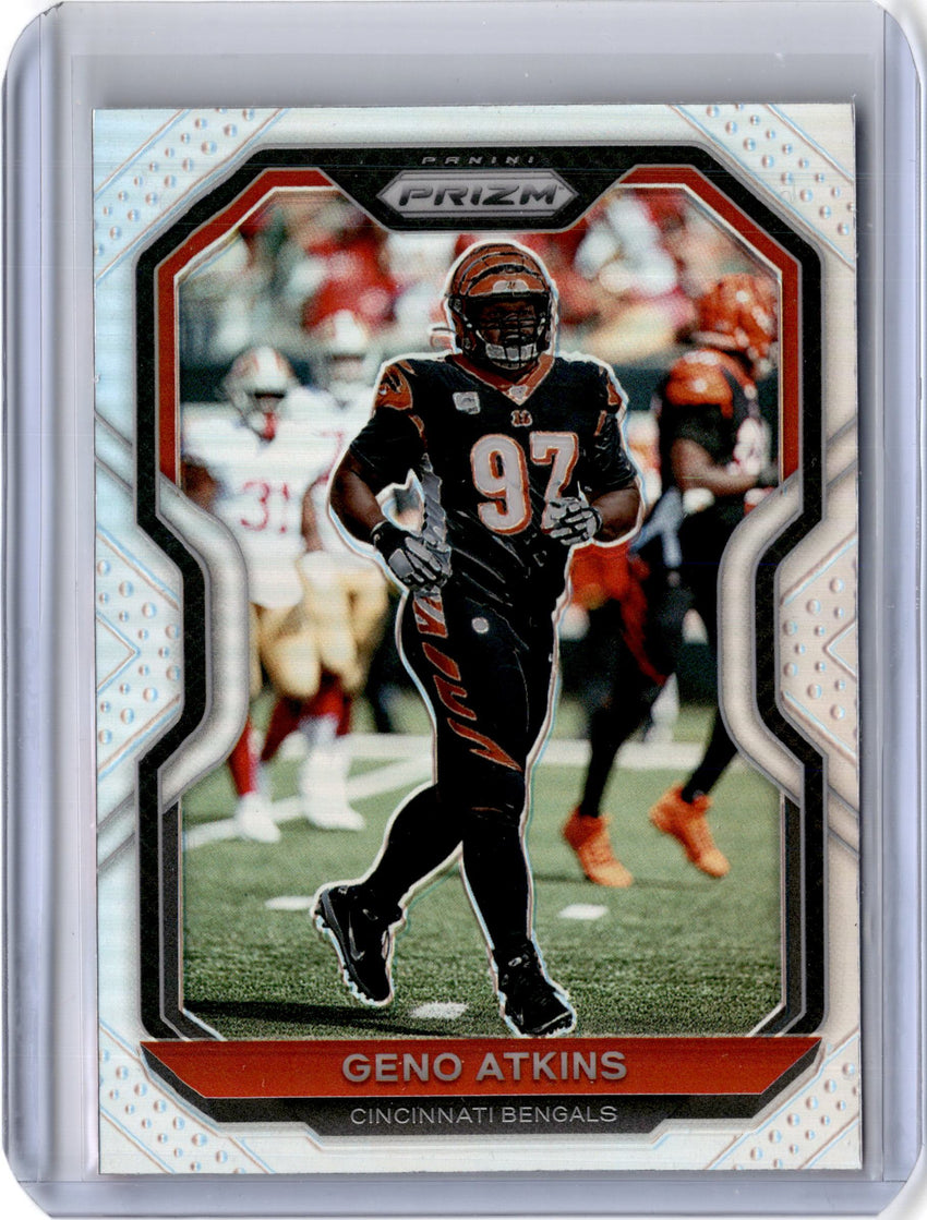 2020 Prizm Football GENO ATKINS Silver Prizm #51-Cherry Collectables