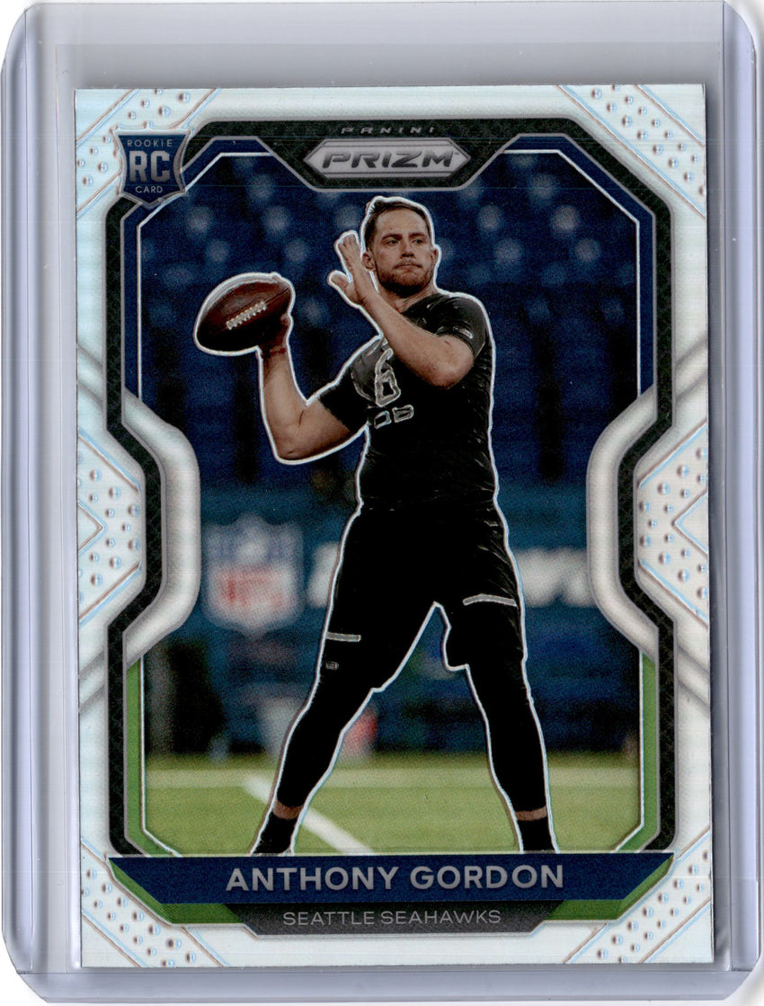 2020 Prizm Football ANTHONY GORDON Silver Rookie Prizm #391-Cherry Collectables