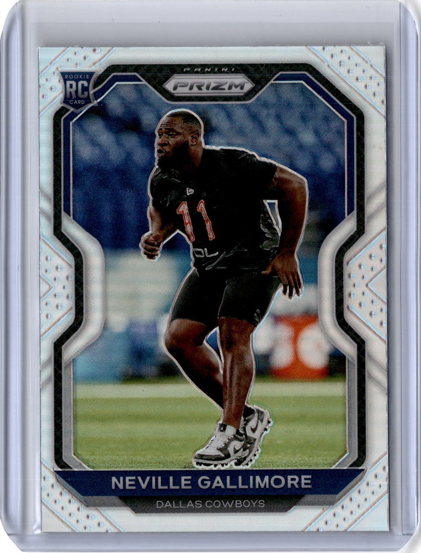 2020 Prizm Football NEVILLE GALLIMORE Silver Rookie Prizm #338-Cherry Collectables