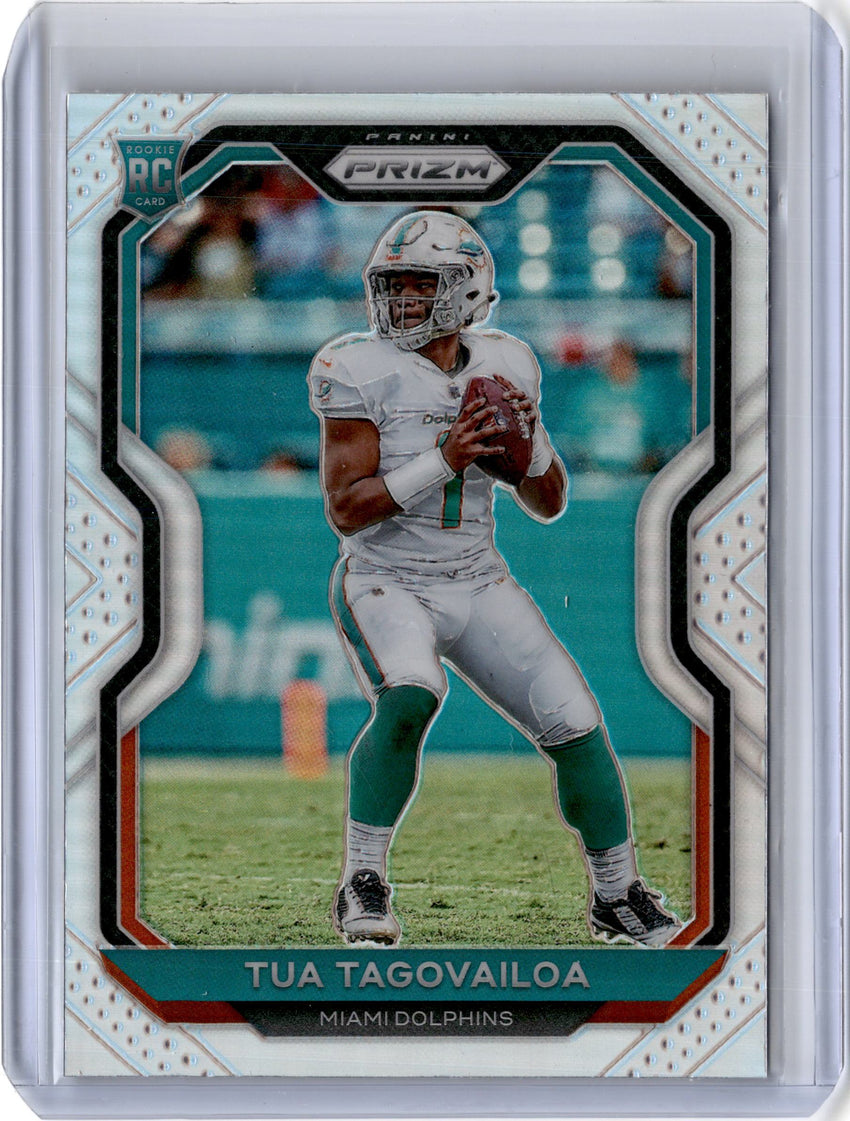 2020 Prizm Football TUA TAGOVAILOA Silver Rookie Prizm #339-Cherry Collectables