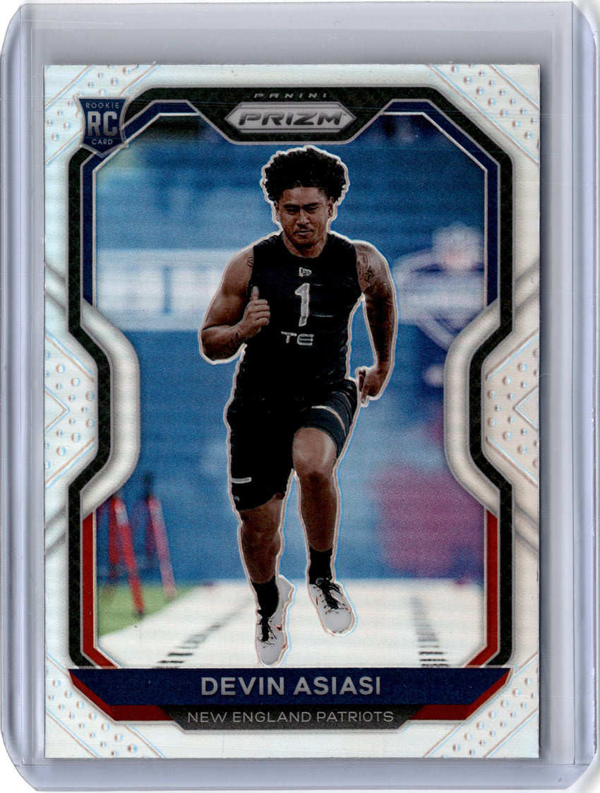 2020 Prizm Football DEVIN ASIASI Silver Rookie Prizm #370-Cherry Collectables