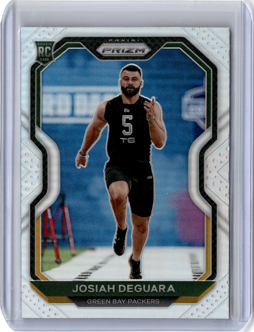2020 Prizm Football JOSIAH DEGUARA Silver Rookie Prizm #362-Cherry Collectables