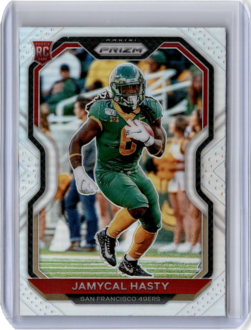 2020 Prizm Football JAMYCAL HASTY Silver Rookie Prizm #303-Cherry Collectables