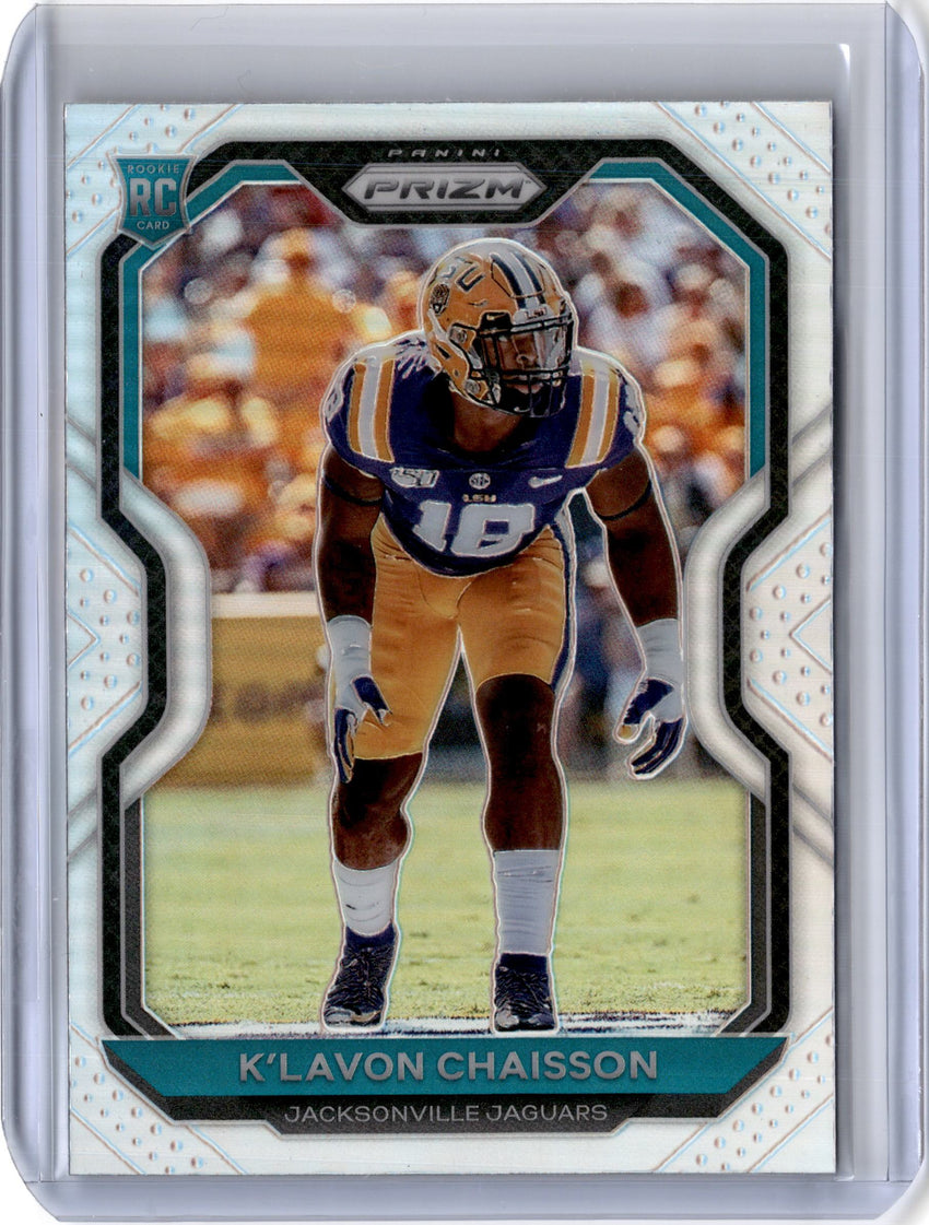 2020 Prizm Football K'LAVON CHAISSON Silver Rookie Prizm #352-Cherry Collectables