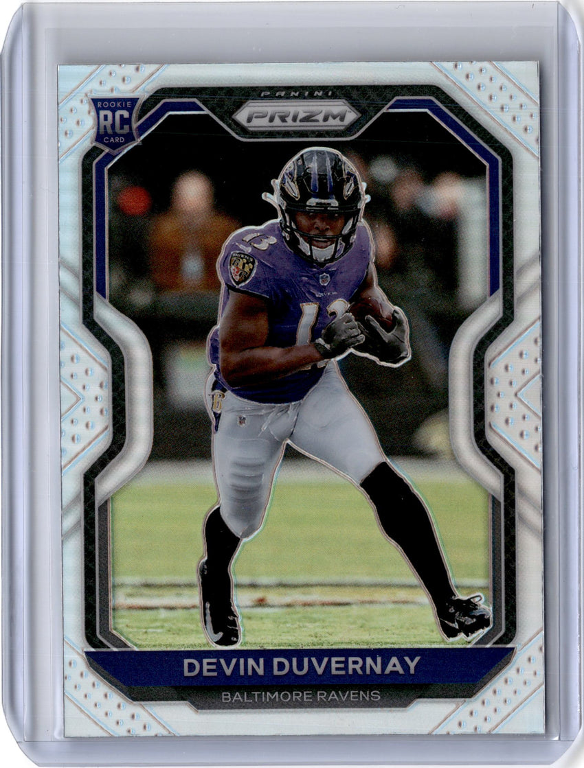 2020 Prizm Football DEVIN DUVERNAY Silver Rookie Prizm #380-Cherry Collectables