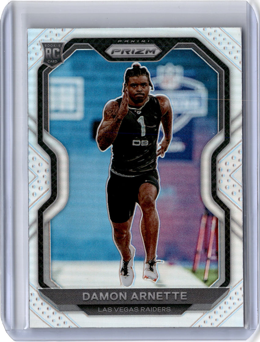2020 Prizm Football DAMON ARNETTE Silver Rookie Prizm #375-Cherry Collectables
