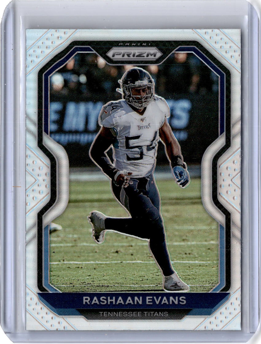 2020 Prizm Football RASHAAN EVANS Silver Prizm #107-Cherry Collectables