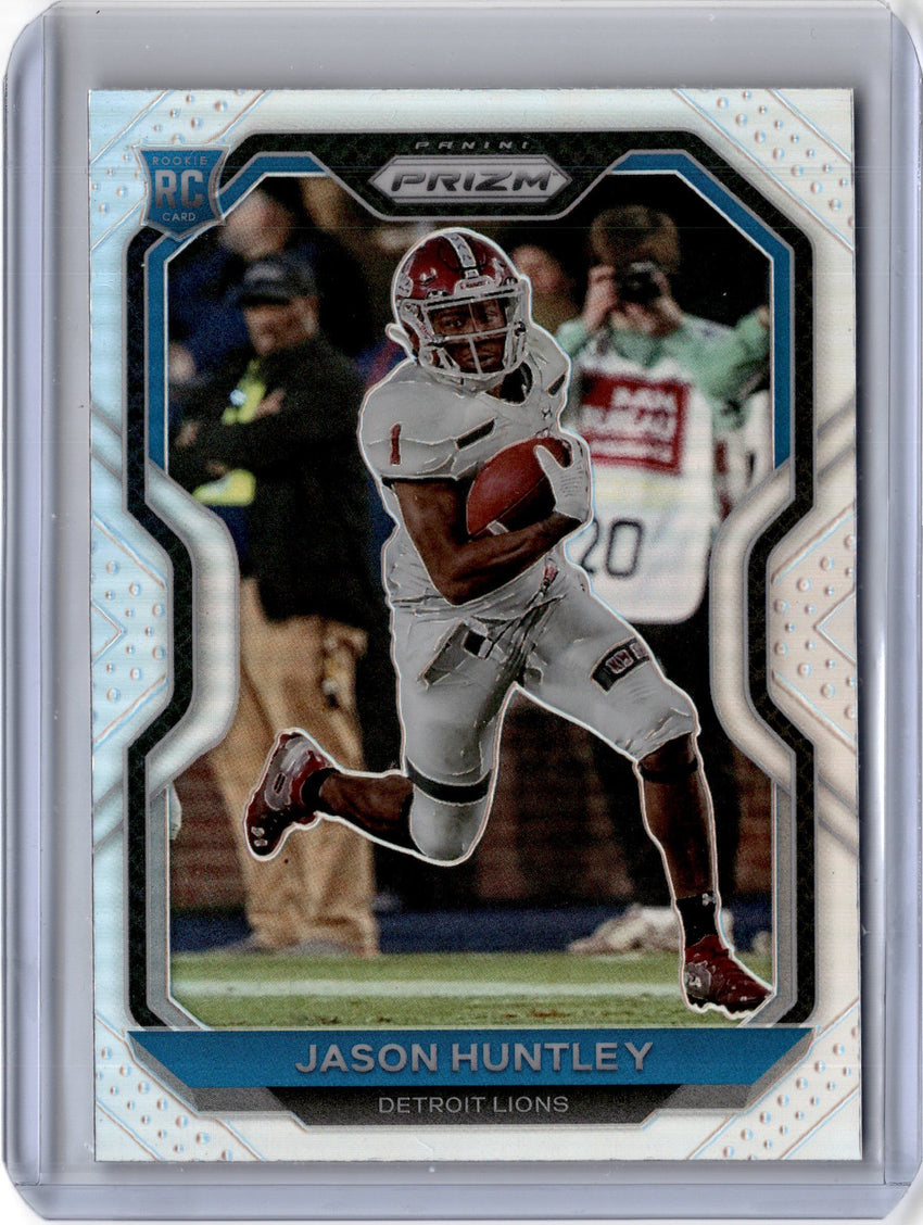 2020 Prizm Football JASON HUNTLEY Silver Rookie Prizm #360-Cherry Collectables
