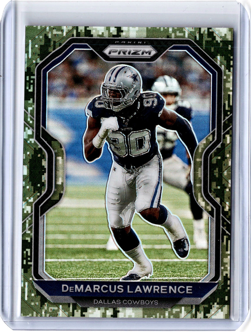2020 Prizm Football DEMARCUS LAWRENCE Camo Prizm 15/25-Cherry Collectables