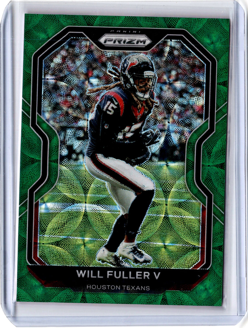 2020 Prizm Football WILL FULLER V Green Scope Prizm 48/75-Cherry Collectables