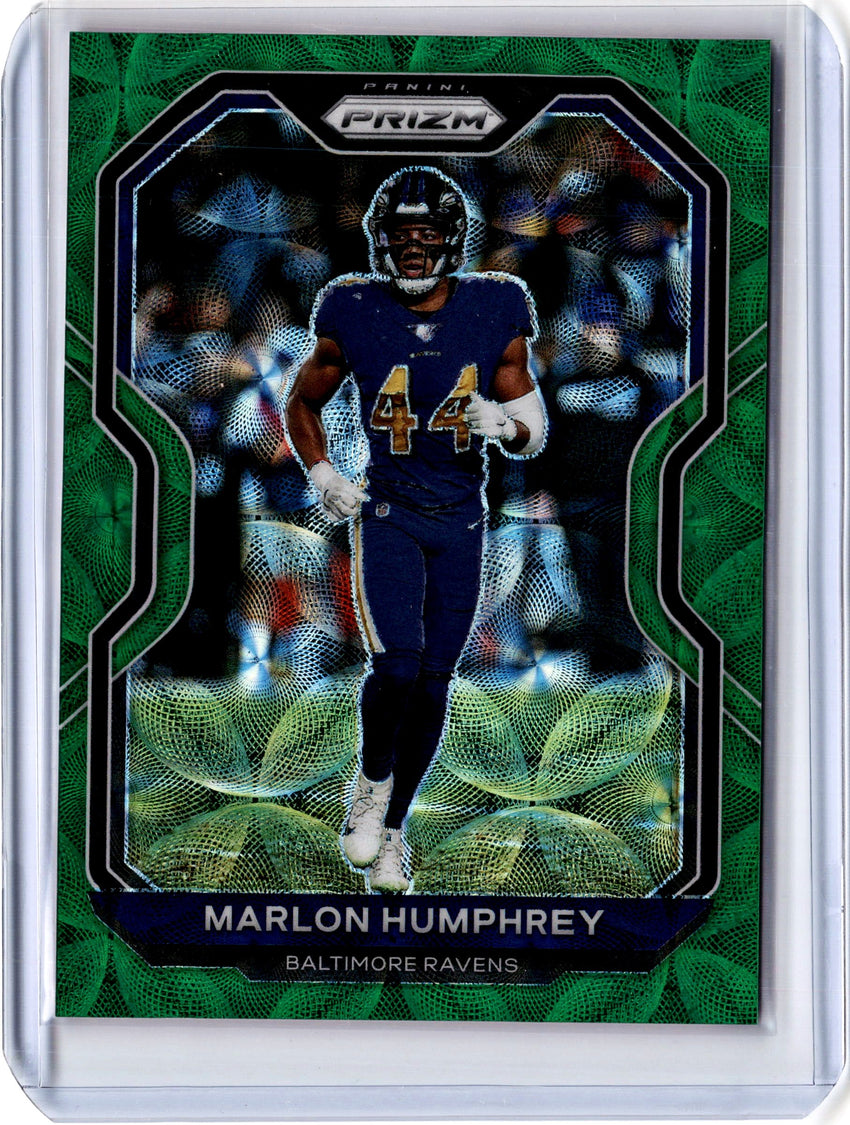 2020 Prizm Football MARLON HUMPHREY Green Scope Prizm 23/75-Cherry Collectables