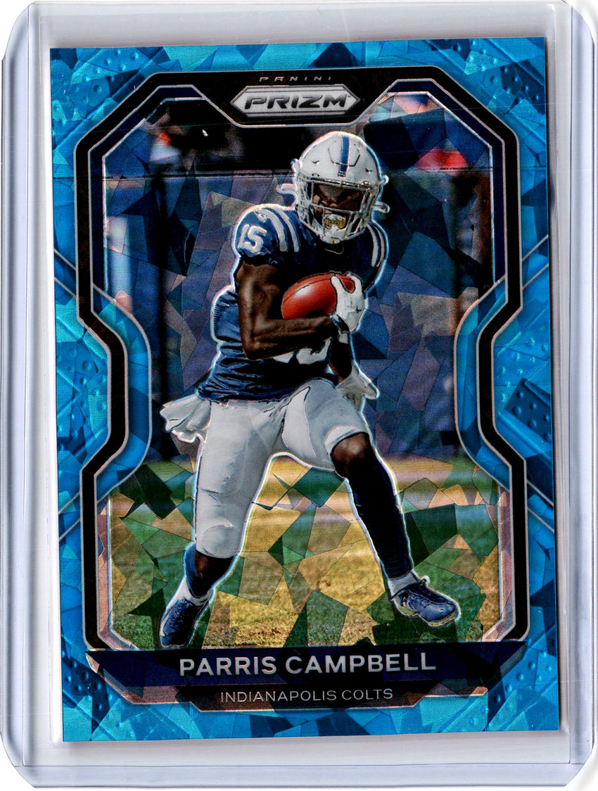 2020 Prizm Football PARRIS CAMPBELL Blue Ice Prizm 37/99-Cherry Collectables