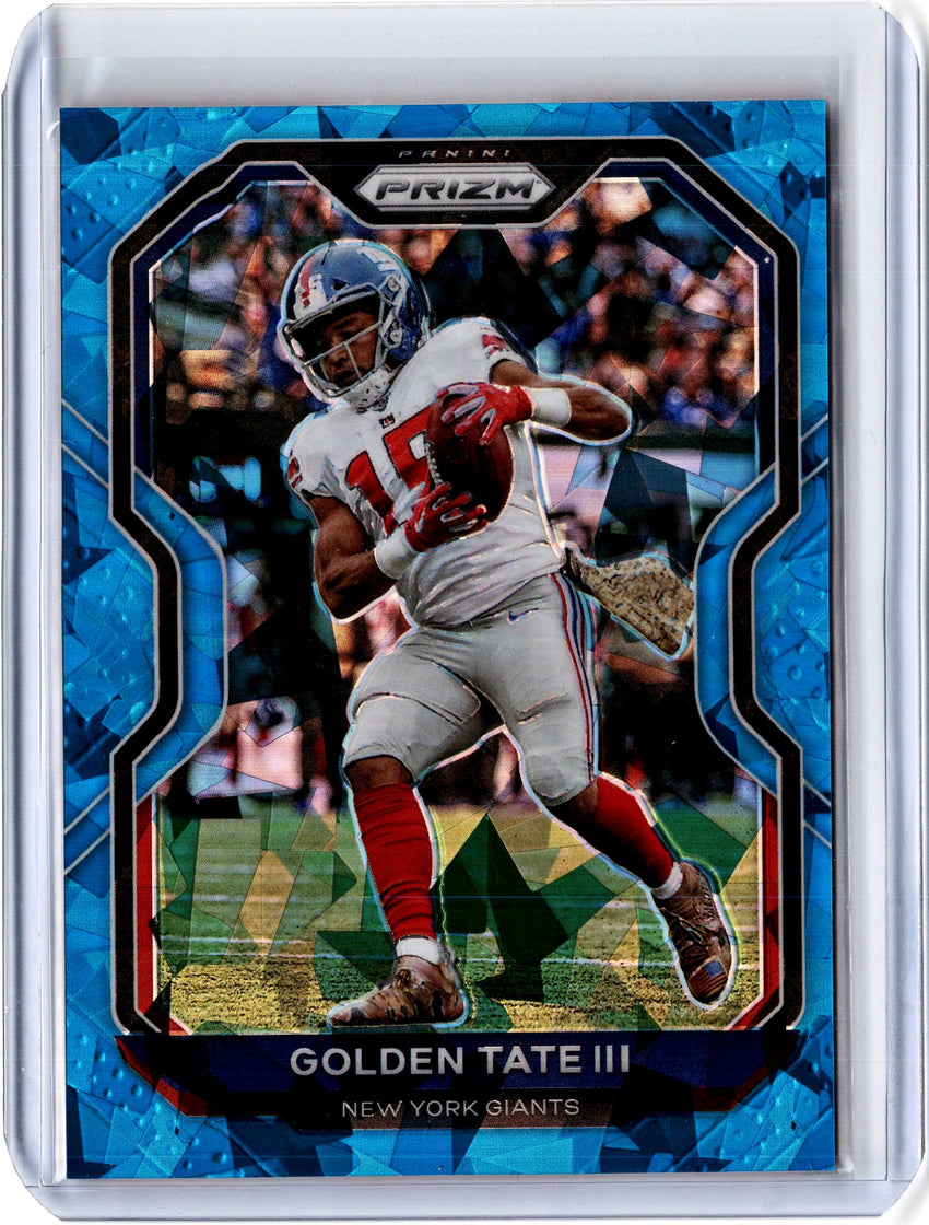 2020 Prizm Football GOLDEN TATE III Blue Ice Prizm 72/99-Cherry Collectables