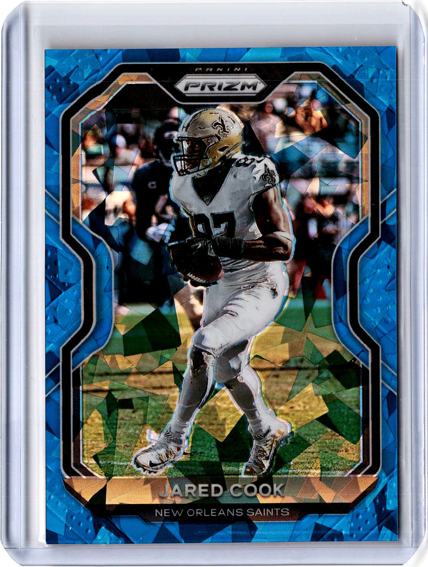 2020 Prizm Football JARED COOK Blue Ice Prizm 6/99-Cherry Collectables