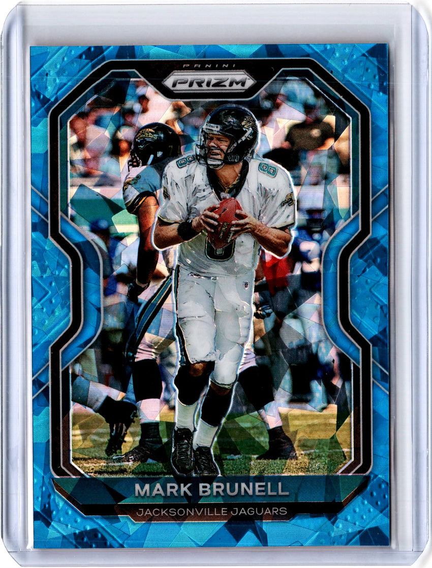 2020 Prizm Football MARK BRUNELL Blue Ice Prizm 63/99-Cherry Collectables