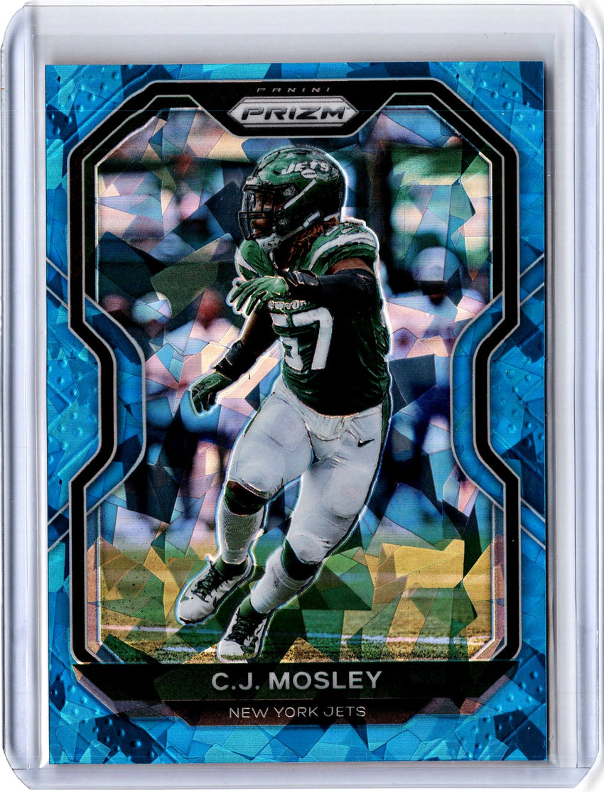 2020 Prizm Football C.J. MOSLEY Blue Ice Prizm 36/99-Cherry Collectables