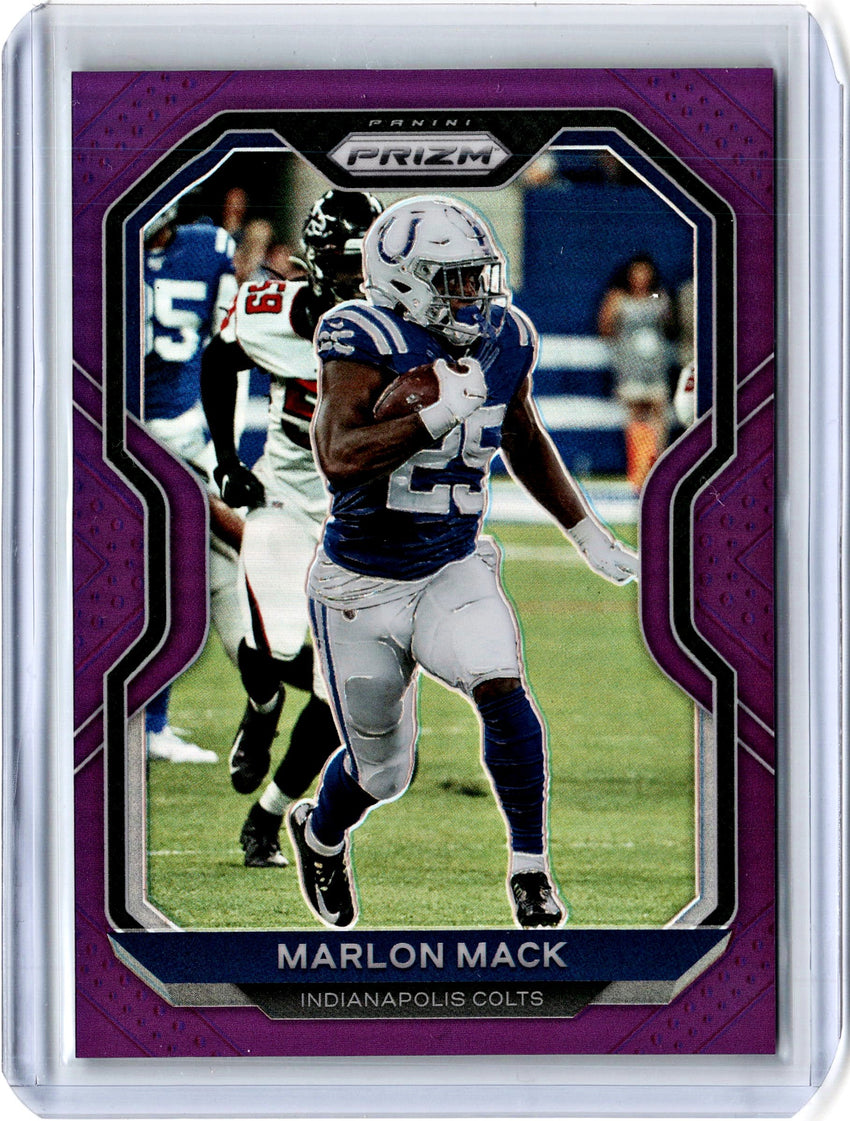 2020 Prizm Football MARLON MACK Purple Prizm 87/125-Cherry Collectables