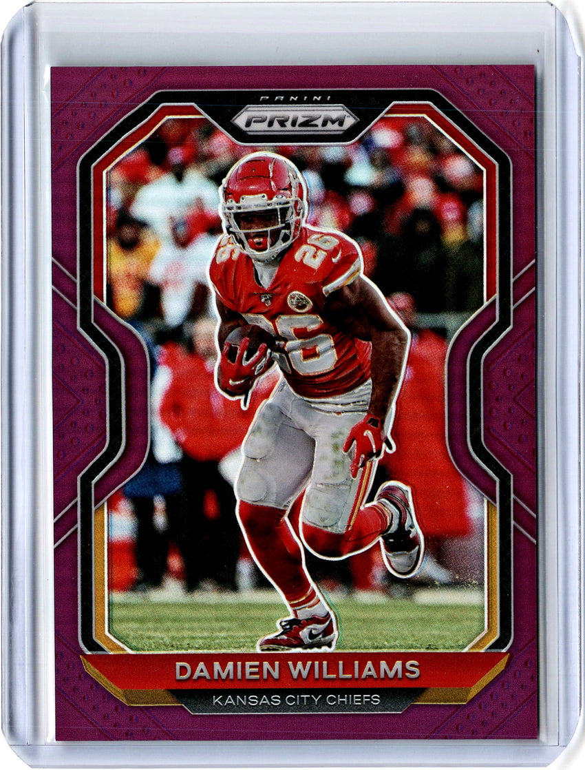 2020 Prizm Football DAMIEN WILLIAMS Purple Prizm 61/125-Cherry Collectables