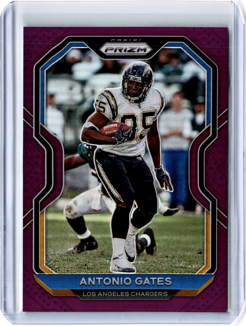 2020 Prizm Football ANTONIO GATES Purple Prizm 97/125-Cherry Collectables