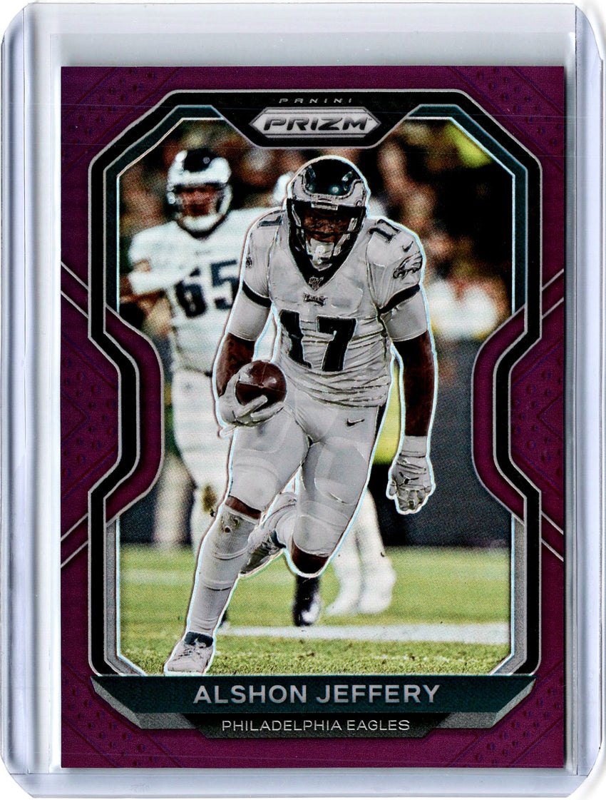 2020 Prizm Football ALSHON JEFFERY Purple Prizm 71/125-Cherry Collectables