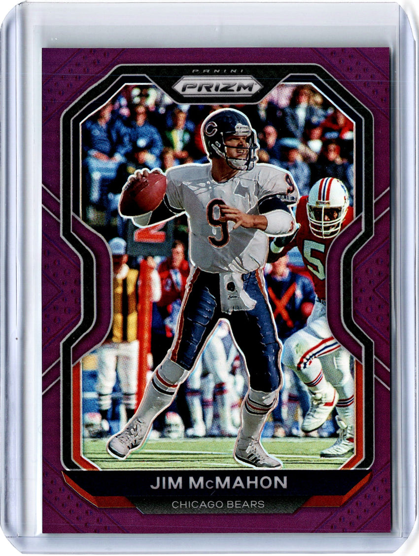 2020 Prizm Football JIM MCMAHON Purple Prizm 49/125-Cherry Collectables