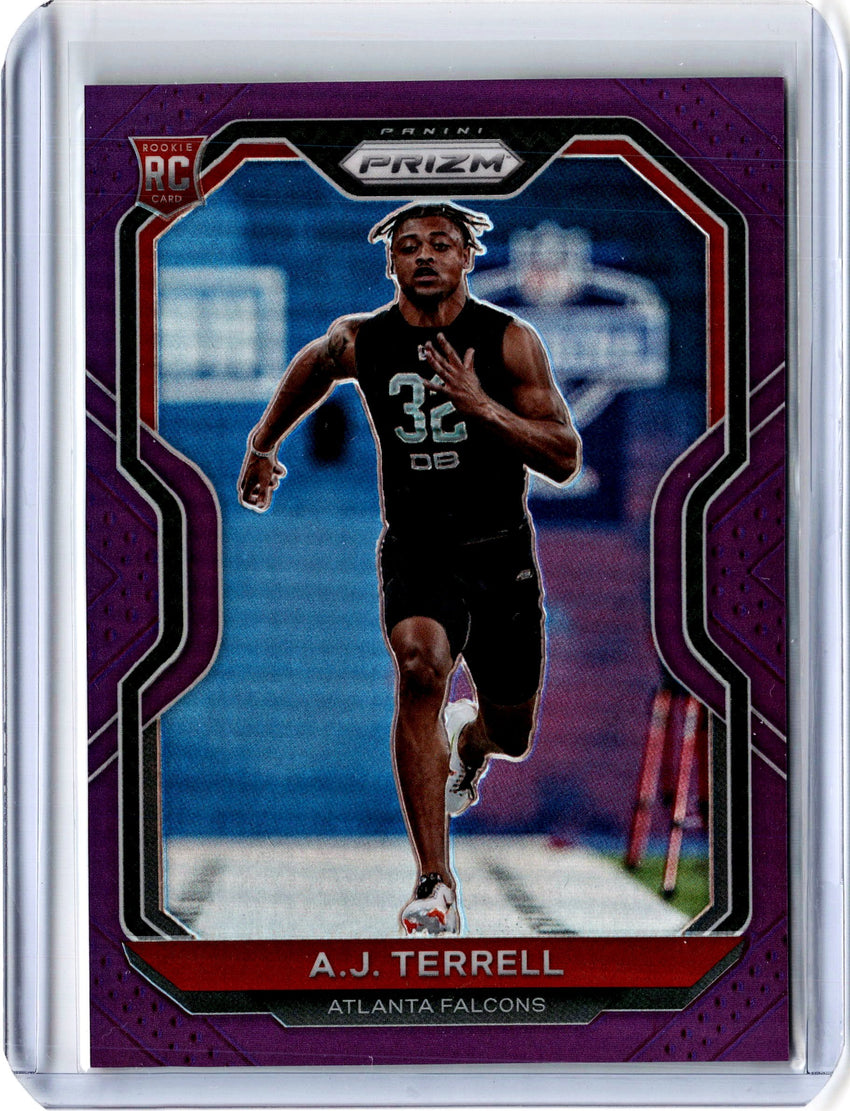 2020 Prizm Football A.J. TERRELL Purple Rookie Prizm 106/125-Cherry Collectables