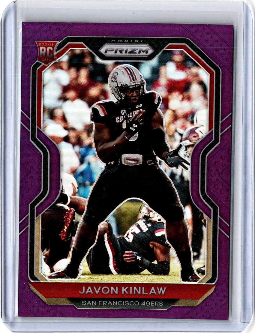 2020 Prizm Football JAVON KINLAW Purple Rookie Prizm 80/125-Cherry Collectables