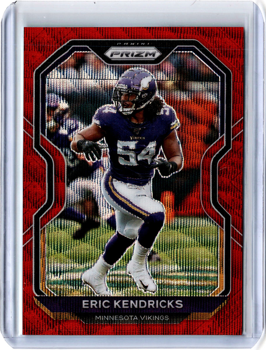 2020 Prizm Football ERIC KENDRICKS Red Wave Prizm 27/149-Cherry Collectables