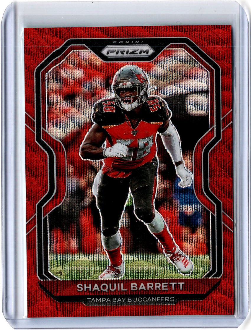 2020 Prizm Football SHAQUIL BARRETT Red Wave Prizm 56/149-Cherry Collectables