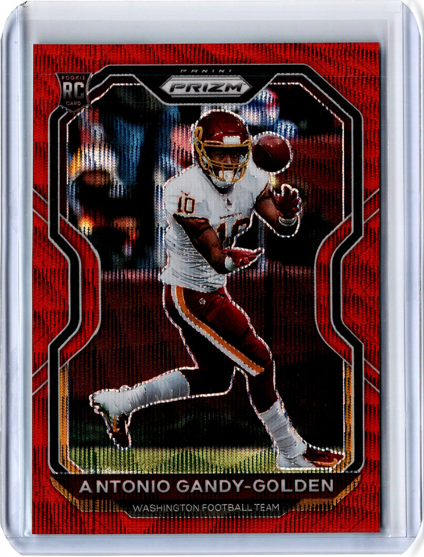 2020 Prizm Football ANTONIO GANDY-GOLDEN Red Wave Rookie Prizm 147/149-Cherry Collectables
