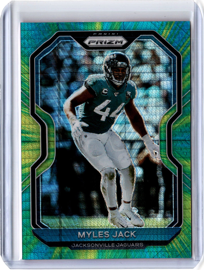 2020 Prizm Football MYLES JACK Hyper Prizm 101/175-Cherry Collectables