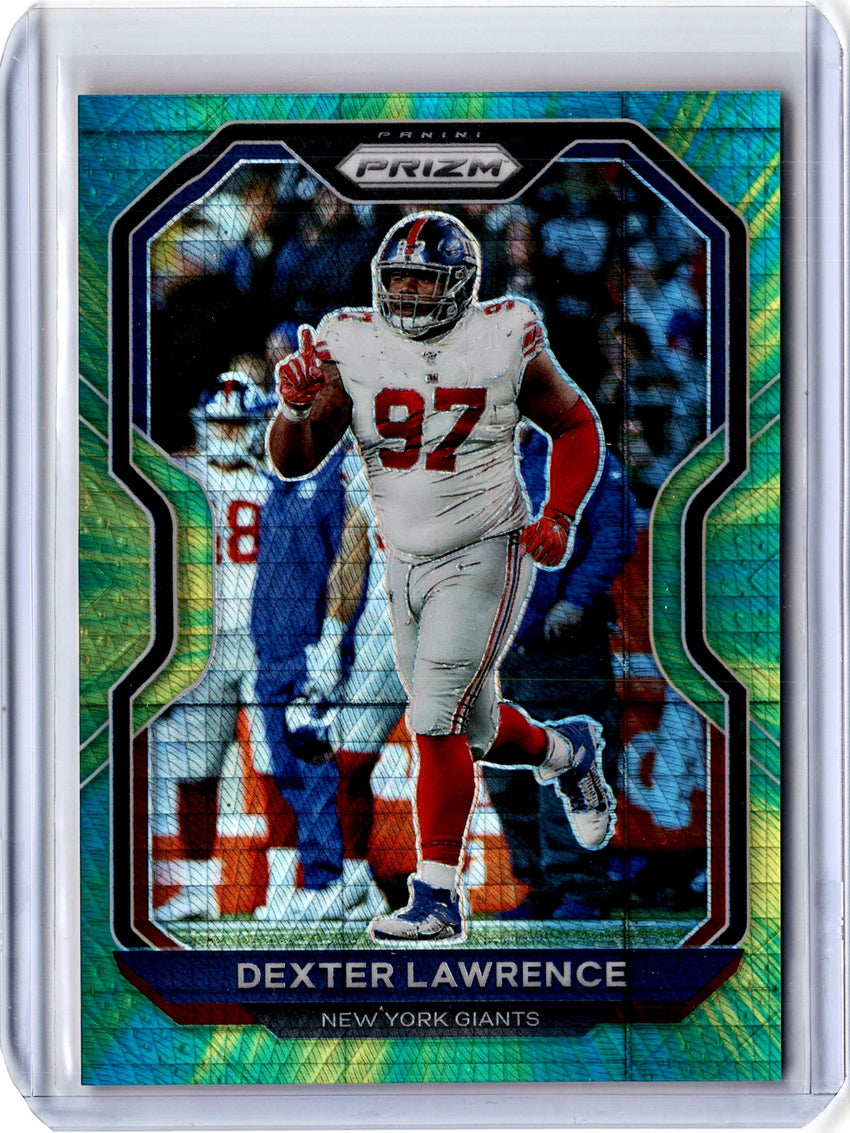 2020 Prizm Football DEXTER LAWRENCE Hyper Prizm 88/175-Cherry Collectables