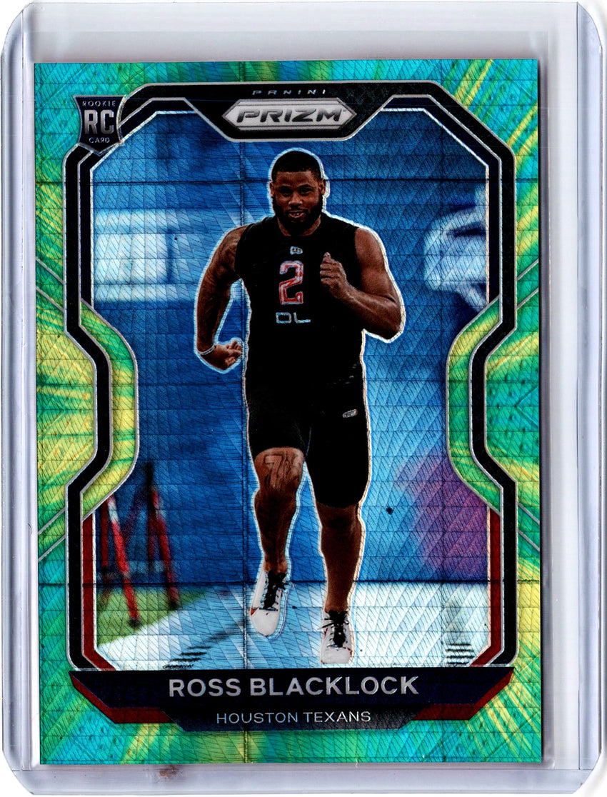 2020 Prizm Football ROSS BLACKLOCK Hyper Rookie Prizm 55/175-Cherry Collectables