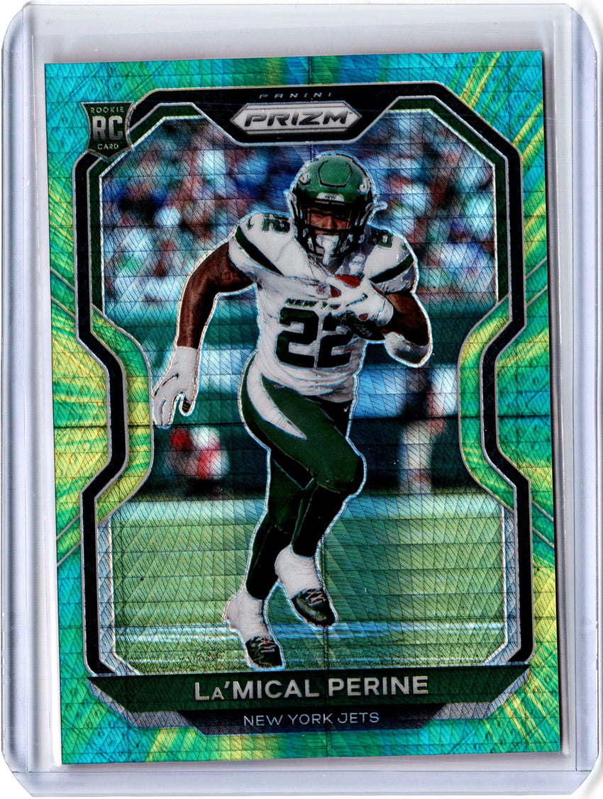 2020 Prizm Football LA'MICAL PERINE Hyper Rookie Prizm 42/175-Cherry Collectables