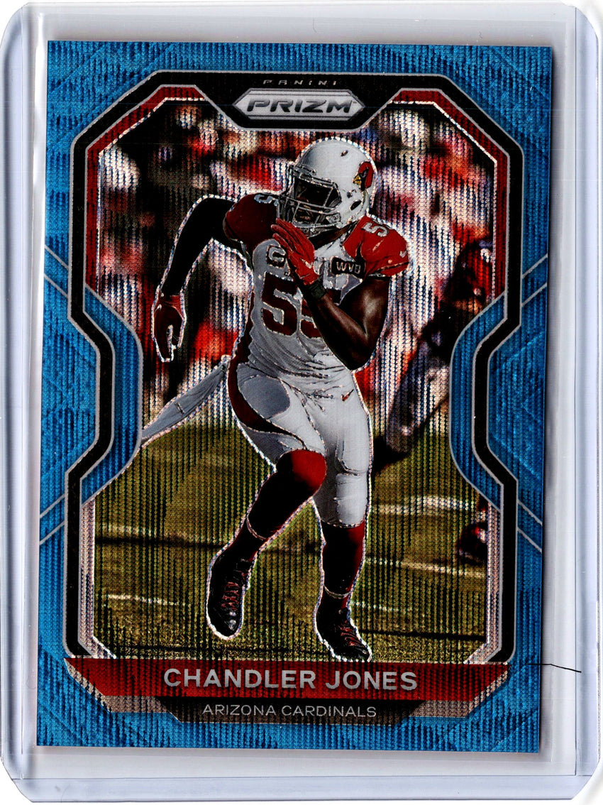 2020 Prizm Football CHANDLER JONES Blue Wave Prizm 41/199-Cherry Collectables