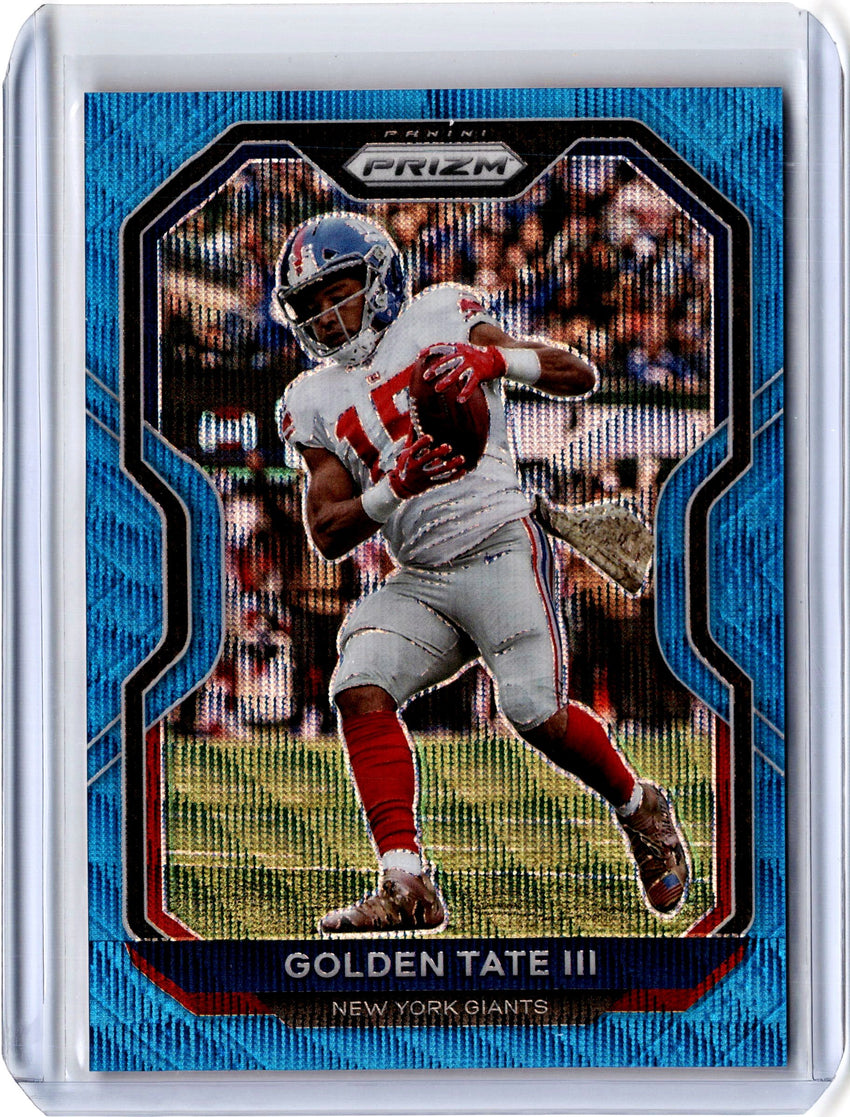 2020 Prizm Football GOLDEN TATE III Blue Wave Prizm 133/199-Cherry Collectables