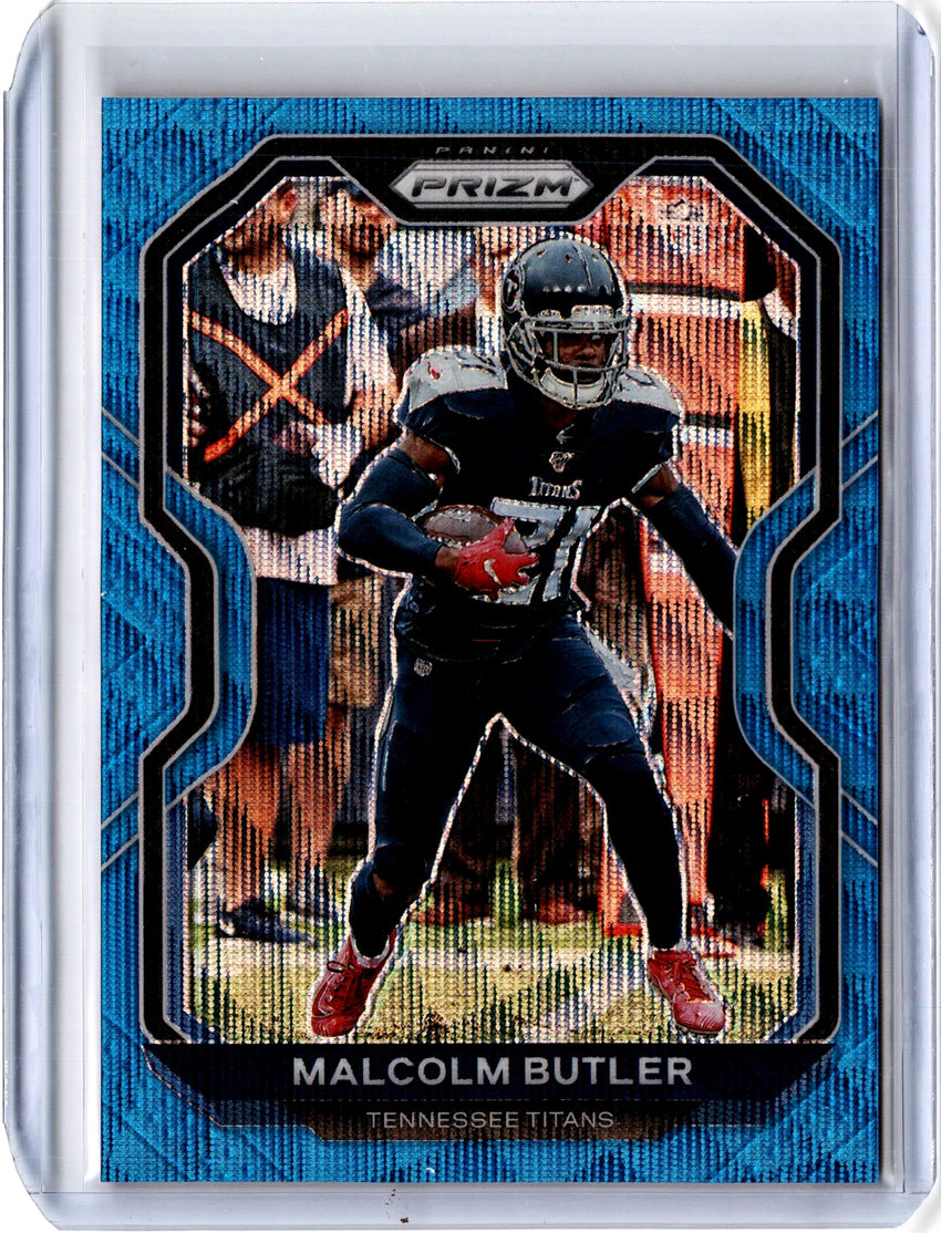2020 Prizm Football MALCOLM BUTLER Blue Wave Prizm 100/199-Cherry Collectables