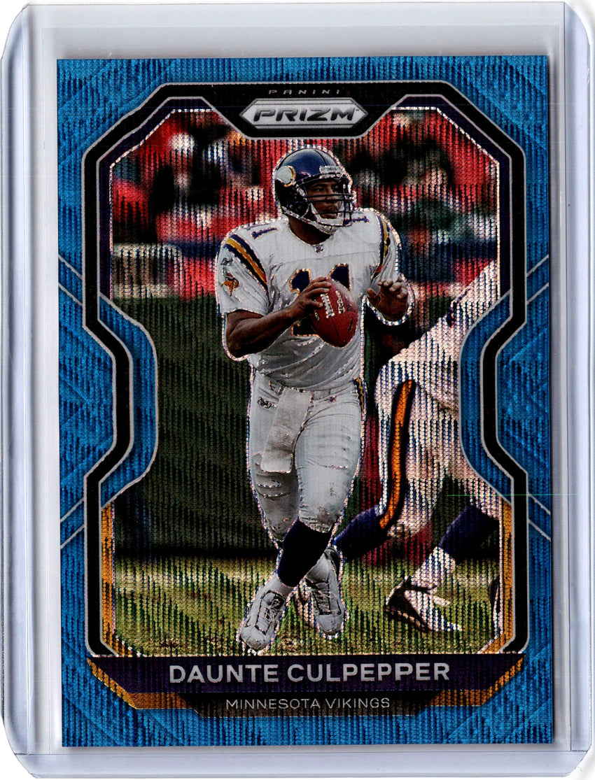 2020 Prizm Football DUANTE CULPEPPER Blue Wave Prizm 152/199-Cherry Collectables