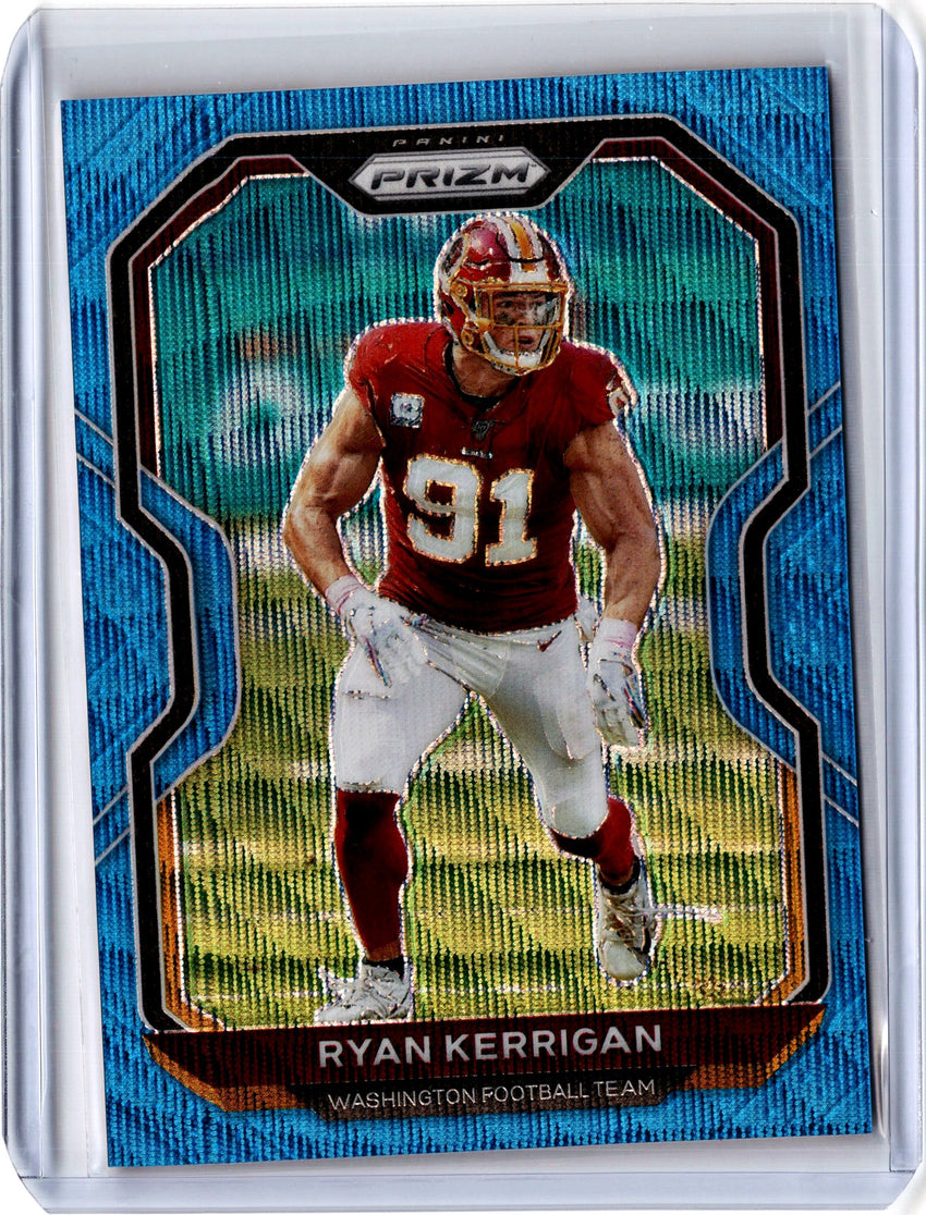 2020 Prizm Football RYAN KERRIGAN Blue Wave Prizm 196/199-Cherry Collectables