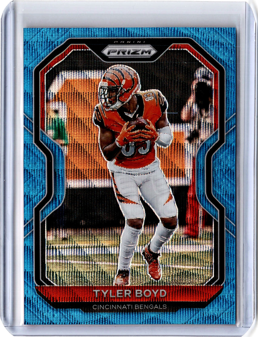 2020 Prizm Football TYLER BOYD Blue Wave Prizm 77/199-Cherry Collectables