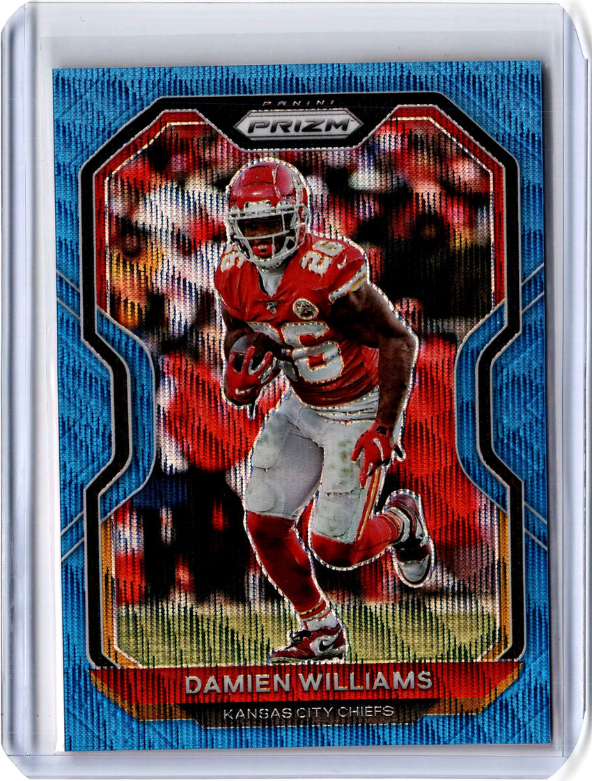 2020 Prizm Football DAMIEN WILLIAMS Blue Wave Prizm 33/199-Cherry Collectables